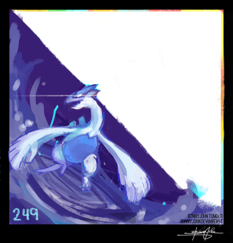 Illustration for article titled Fabled Lugia - Part 1! Â Pokemon One a Day, Series 2!